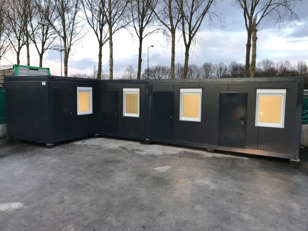 Tijdelijke voorziening kantoor voor project verbouwing